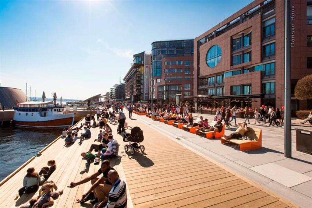 Апартаменты Tjuvholmen / Aker Brygge - Most Expensive Area In Oslo! Экстерьер фото