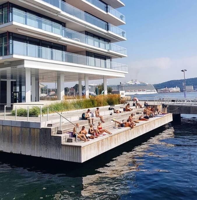 Апартаменты Tjuvholmen / Aker Brygge - Most Expensive Area In Oslo! Экстерьер фото